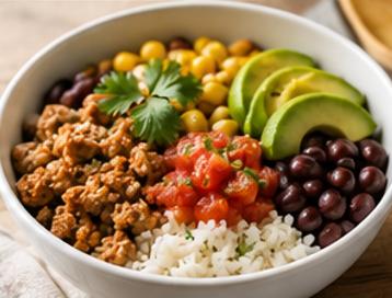 Turkey & Black Bean Rice Bowl